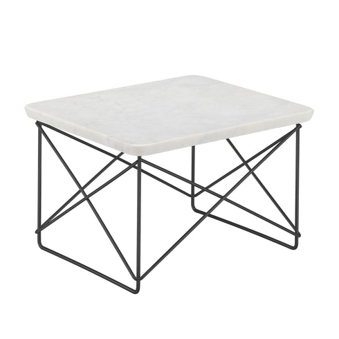 LTR Side Table / Marble / Black Base